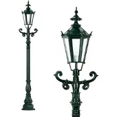 Ks Verlichting Lampe de jardin nostalgique Nurnberg vert