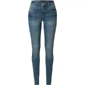 Cream Jean bleu denim