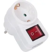 Velleman Adaptateur de prise Perel avec interrupteur - 1 prise