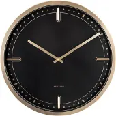 Karlsson Horloge Karlsson Dots & Batons Black 42 cm