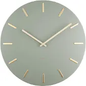 Karlsson - Charm horloge murale - Vert jungle