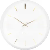 Karlsson - Horloge murale Globe - Blanc