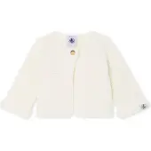 Petit Bateau Cardigan en maille fine Fabalero avec logo brodé