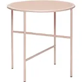 Hubsch Table d'appoint en métal / verre - nude
