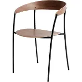 New Works Missing Fauteuil Walnut