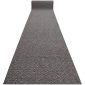 Rugsx Paillasson antidérapant pour les mètres courants 200 cm MAGNUS 1951 Zigzag extérieur, intérieur beige 200x110 cm