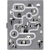 Rugsx Tapis PETIT TOWN VILLE RUE gris 120x170 cm