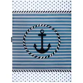 Rugsx Tapis PETIT MARINE ANCRE MER bleu 160x220 cm