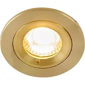 QAZQA Spot encastré moderne rond doré IP44 - Xena Round