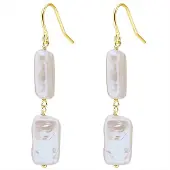 Valero Pearls Boucles d'oreilles or / blanc perle