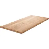 DELIFE Plateau-de-table-à-manger Edge 180x90cm XL acacia nature Live-Edge