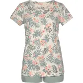 LASCANA Shorty crème / bleu fumé / saumon