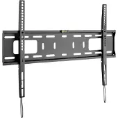Goobay 49891 Pro Support TV mural Pro FIXED (L), Noir - Support pour téléviseur de 37 à 70 pouces (94-178 cm) jusqu'à 50 kg
