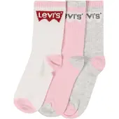Levi's Chaussettes gris chiné / rose / rouge carmin / blanc