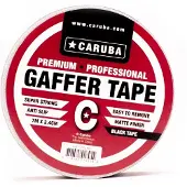 Caruba Gaffer Tape Nano Rouleau 7 mtr x 2,4 cm Noir