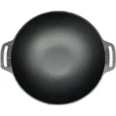 Valhal Outdoor Poêle à Wok Valhal Outdoor Avec Poignées 36 cm