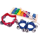 Bino ensemble musical junior en bois 6 pièces