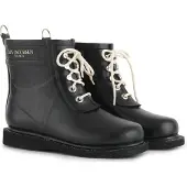 Ilse jacobsen Bottes en caoutchouc noir / blanc