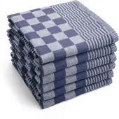 123schoon Torchon Byrklund Clean & Tidy Bleu (Lot de 6)