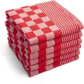 Byrklund Torchon Byrklund Clean & Tidy Rouge (Lot de 6)