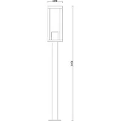 LumenXL Lampe d'extérieur avec verre - Alessio 80 cm