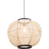 QAZQA Suspension orientale tissu marron 48 cm - Rob