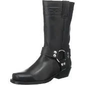 Dockers by Gerli Herren Biker Boots 030140-002001 Schwarz Uni