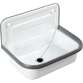Differnz Bec - acier blanc gris 50 x 33 x 38 cm 39,006,20