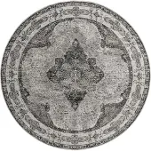 Nordal Tapis rond Venus gris - diamètre 240cm