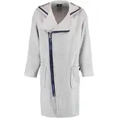 Cawö Peignoir Caw? Men 6516 Platine Navy-XL