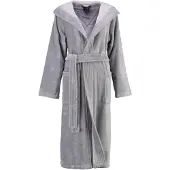 Cawö Peignoir Cawö 802 Uni Capuchon Women Gris-40 / 42