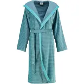 Cawö Peignoir Cawö 6425 Capuchon Women Turquoise-40