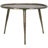 Light & Living Table d'appoint Babina - Bronze antique - Ø59cm - Industriel,Luxe