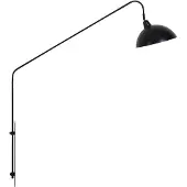 Light & Living Applique murale noire Orion Orientable