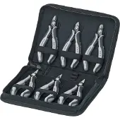 Knipex 00 20 16 P Jeu de pinces électroniques ESD avec outils pour travaux sur composants électroniques 6 pièces