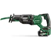 HiKOKI Scie sabre Multi Volt 130mm 36V 2.5/5Ah Li-Ion Brushless orbitalecoffret - CR36DAWGZ