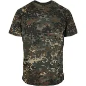 Brandit T-Shirt marron / gris chiné / sapin / vert pastel / noir