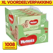 Huggies Lingettes Humides - Huggies - Natural - 20-Pack - Aloë Vera - Hypoallergénique