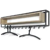Spinder Design HOME School Porte-manteau - Noir Marron
