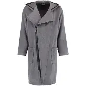 Cawö Peignoir Cawö Men 6516 Anthracite Noir-L
