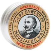 Captain Fawcett Cire à moustache Booze & Baccy Mustache de Ricki Hall - 15 ml