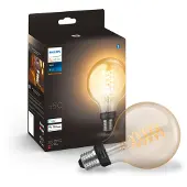 Philips Hue Ampoule à Filament White Ambiance Globe E27