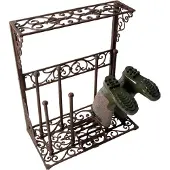 Esschert Design Étagère à bottes Taille L Fonte LH44