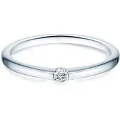 Trilani Bague argent / transparent