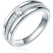 Rafaela Donata Bague argent / transparent