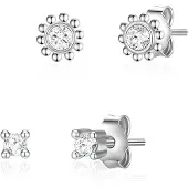 Glanzstücke Boucles d'oreilles argent
