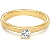 Trilani Bague jaune d'or