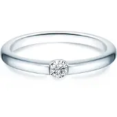 Trilani Bague argent / transparent