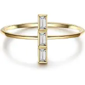 Glanzstücke Bague jaune d'or / or