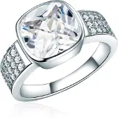Rafaela Donata Bague argent / transparent